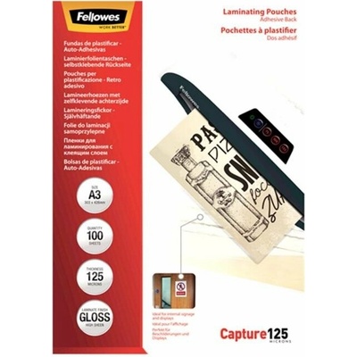 Laminovacie fólie Fellowes 303x426 A3 125mic adhezívne