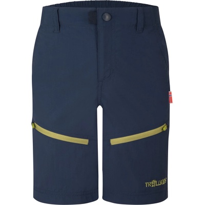 Trollkids Детски къси панталони Trollkids Kid's Seiland Shorts - Mystic Blue / Kiwi - размер 140 (EU) (701-3617-0318)