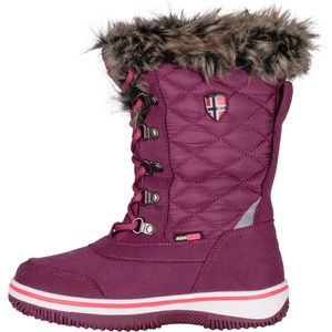 Trollkids Детски зимни ботуши Trollkids Girl's Holmenkollen Snow Boots XT Winter boots - Deep Ruby / Frozen Berry / Pink Salmon - размер 33 (EU) (702-4702-0416)