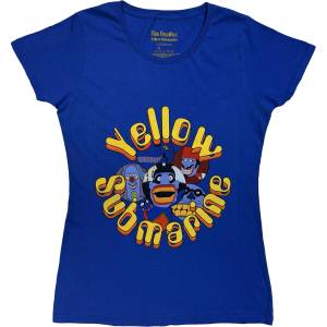 The Beatles Yellow Submarine Baddies Blue S Дамски Риза (YSTS16LBL01)