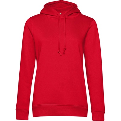 B&C Inspire Hooded COT-01W34B00405 červená