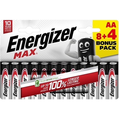 Energizer Молив за батерии ENERGIZER "Max" AA 8+4 броя EMAAB8+4N (EMAAB8+4N)