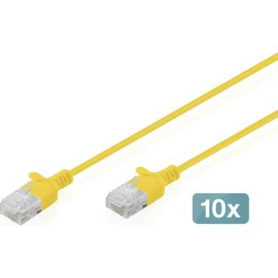 Digitus DK-1618-010S-Y-10 RJ45 CAT 6 U/UTP 1m žlutý