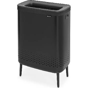 Brabantia Кош за пране Bo Laundry Bin Hi 2 x 45 л черен мат (200564)