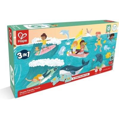 Hape Přátelé oceánu 144 dílků