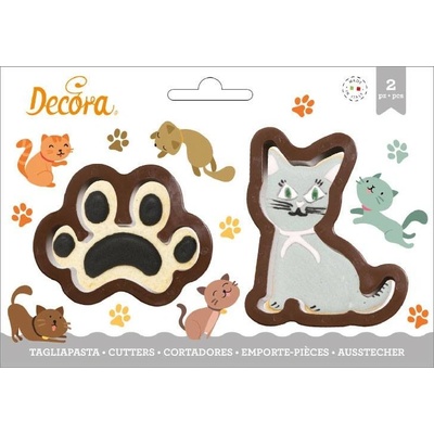 Vykrajovačka mačička s labkou - Decora