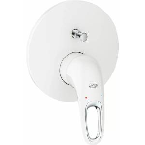 GROHE Вграден смесител за вана и душ Grohe Eurostyle, матово бяло, 2 изхода (24049LS3)