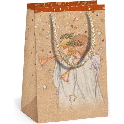 ARGUS Darčeková papierová taška (10 x 16 cm) - Anjeli 08140054