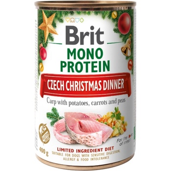 Brit Mono Protein Czech Christmas Dinner Carp 400 g