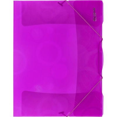 Karton P + P Odkladacia mapa 3 chlopne s gumou PP Neo Colori ružová