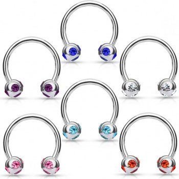 Šperky4U piercing podkova PV01002-A