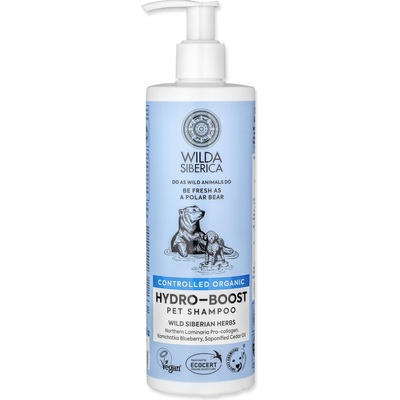 Wilda Siberica hydratačný šampón pre psy mačky a drobné cicavce Hydro-boost 400ml