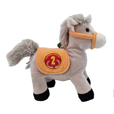 Plyšový dostihový koník so zvukom 22cm - 2