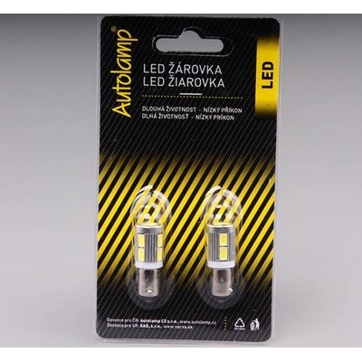 AUTOLAMP LED 12V (T4W) Ba9s círa 10xLED