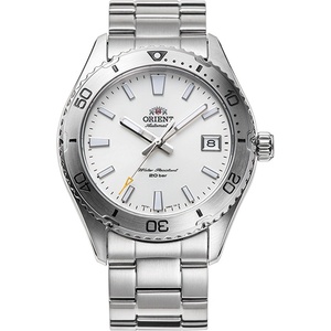 Orient RA-AC0Q03S Часовник - Спортен, Унисекс, Автоматичен, Бял циферблат, Стомана, Сапфир, 20 ATM Часовници