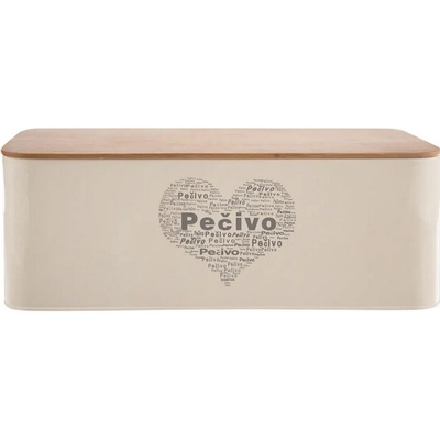 Chlebník Pečivo SRDCE 42x22,5x16 cm