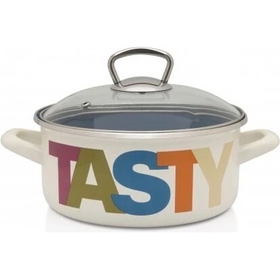 Metalac Juicy_Tasty, smaltovaný kastrol s poklicí 24 cm, 4,75 l