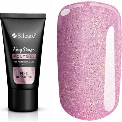Silcare Acrylgel Polygel Acrylgel Uv Led Easy Shape Pink Diamond 30 g