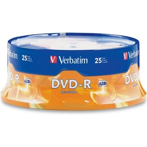 Verbatim DVD-R Verbatim 16x 4.7 GB шпиндел 25 бр (2315036-43522)