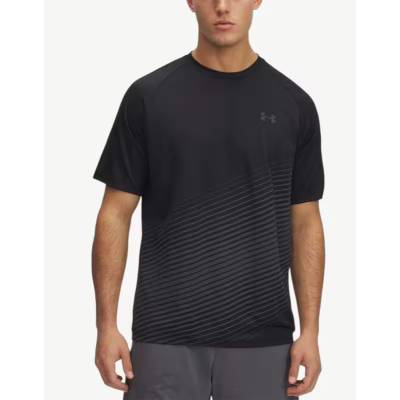 Under armour Tech Fade Ss Tee Black / Titan Gray