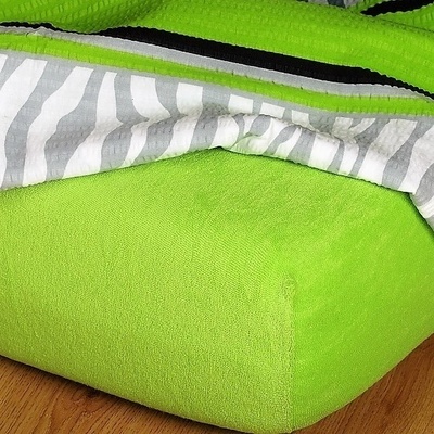 Dadka plachta froté kiwi 60x120x10