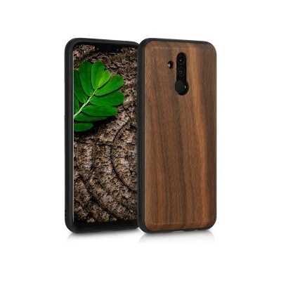 kwmobile Drevené Huawei Mate 20 Lite tmavě hnědé