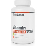GymBeam Vitamín D3+K1+K2 Forte 120 kapsúl