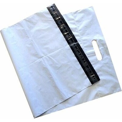 Plastové obálky s uchem 480x630+50 mm - 80 mm / 100 kusů