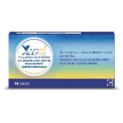 Xyzal 5 mg 14 tablet
