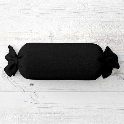 Biante Vankúš valec bonbon Rongo RG-014 Čierny 15x40