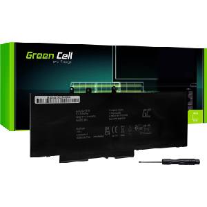 Green Cell Батерия за лаптоп Green Cell DE128V2 за Dell Latitude 5280 5290 5480 5490 5491 5495 5580 5590 5591 Precision 3520 3530 93FTF GJKNX, 7.6 V, 6200 mAh (DE128V2)