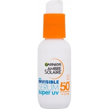 Garnier Ambre Solaire Super UV Invisible Serum SPF50+ opalovací sérum na obličej 30 ml