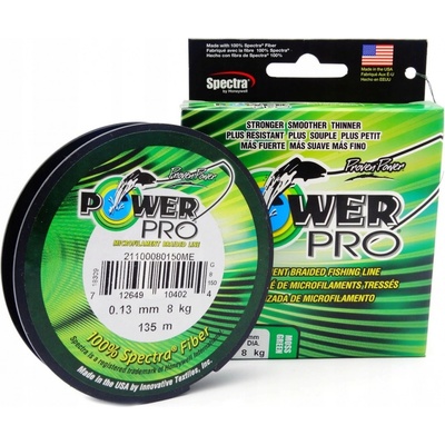 PowerPro Šňůra Tmavě Zelená 135m 0,13mm 8kg