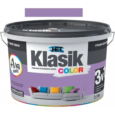 Het Klasik Color 0347 fialový 7 + 1kg