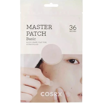 Cosrx Master Patch Basic Hojivé a ochranné náplasti na nedokonalosti 36 ks