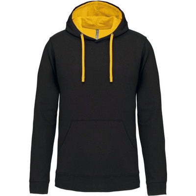 Kariban K446 Kontrastná mikina s kapucňou 20.K446 oxford grey/navy