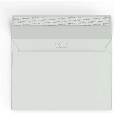 Prémiové barevné obálky Creative Colours™ - 162 x 229 mm (C5) - Sivě bílá