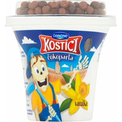 Danone Kostíci Čokoparta jogurt vanilka 107 g