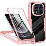 Techsuit Калъф за Xiaomi Redmi Note 14 Pro 5G / Note 14 Pro+ 5G / Poco X7 + Протектор - ColorVerse 360 Series - розов