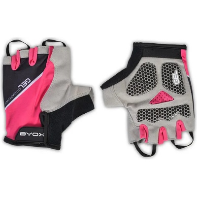 Byox Ръкавици за велосипед au201 розов
