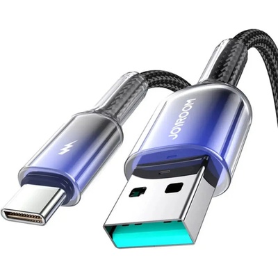 JOYROOM Кабел Joyroom S-A42, USB-A / USB-C, 3A, 1.2m, черен (6956116728151)