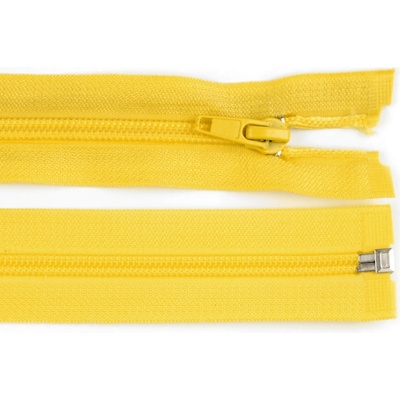 Špirálový zips šírka 5 mm dĺžka 70 cm bundový POL Farba: 110 žltá