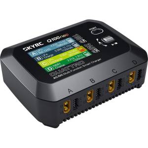 SKYRC Зарядно 4 канала SkyRC Q100 Neo LiPo 1-4s 6A 100W AC Charger SK100223-01 (SK100223-01)