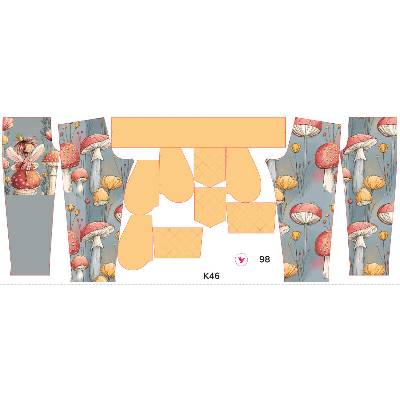 Takoy Panel se střihem rozšířené softshellové kalhoty víla Ivy 98