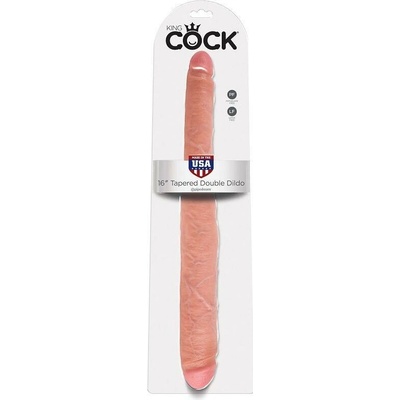 King Cock Thick Double Dildo Flesh 40 cm