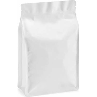 Sáček s plochým dnem | ZIP | bílý mat obsah 300ml (110 x 185 + 55 mm)