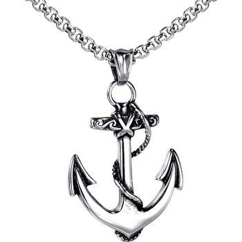 HARAHU Колие an-38368 - Сребърен kp38368 (an-38368)