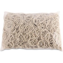 Gumičky Office Products 40mm 1kg biele