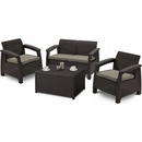 Allibert Corfu Set hnedá / sivohnedá