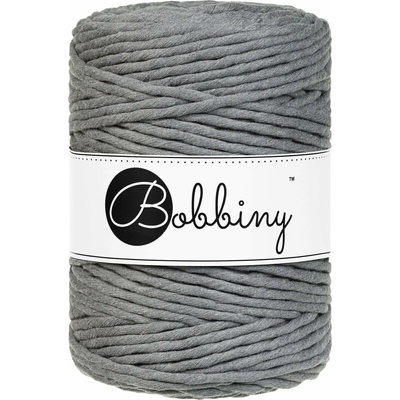 Bobbiny Macrame Cord 5 mm 100 m Stone Grey Šňůra